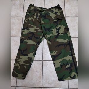USGI ECWCS M81 Woodland Goretex pants sz LARGE cold weather
